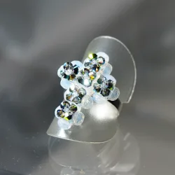  - Ring Stella -  - Laiton argenté